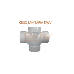 Cruz Sanitaria DWV, Accesorio Drenaje Pared Gruesa, DWV ASTM D-266
