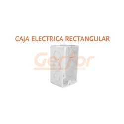 Caja Eléctrica Rectangular, Accesorio Tubería Ducto Eléctrico
