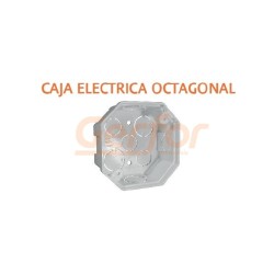 Caja Eléctrica Octagonal, Accesorio Tubería Ducto Eléctrico