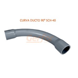 Curva Ducto 90º SCH-40, Accesorio Conduit SCH Con Sello UL Listed