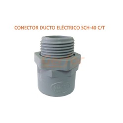 Conector Ducto Eléctrico SCH-40 C/T, Accesorio Conduit SCH Con Sello UL Listed